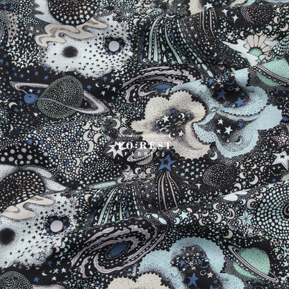 Liberty of London (Cotton Tana Lawn Fabric) - Milky way - FO:REST Fabric 布恩堂Liberty fabrictana lawnjapanese fabricykk zipper