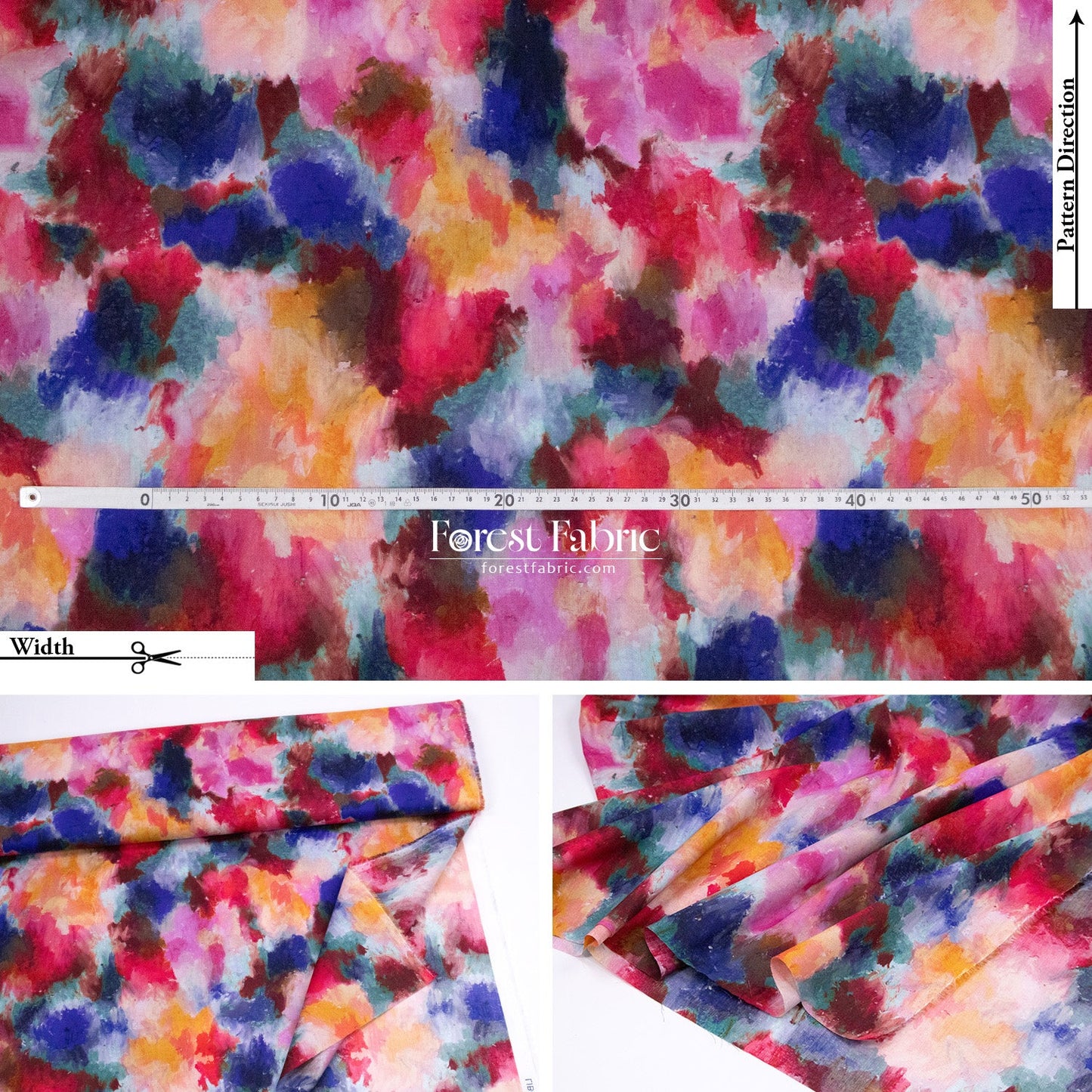 Liberty of London (Cotton Tana Lawn Fabric) - Mon Jardin - FO:REST Fabric 布恩堂Liberty fabrictana lawnjapanese fabricykk zipper