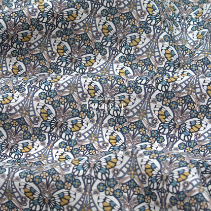 Liberty of London (Cotton Tana Lawn Fabric) - Morris Butterfly - FO:REST Fabric 布恩堂Liberty fabrictana lawnjapanese fabricykk zipper