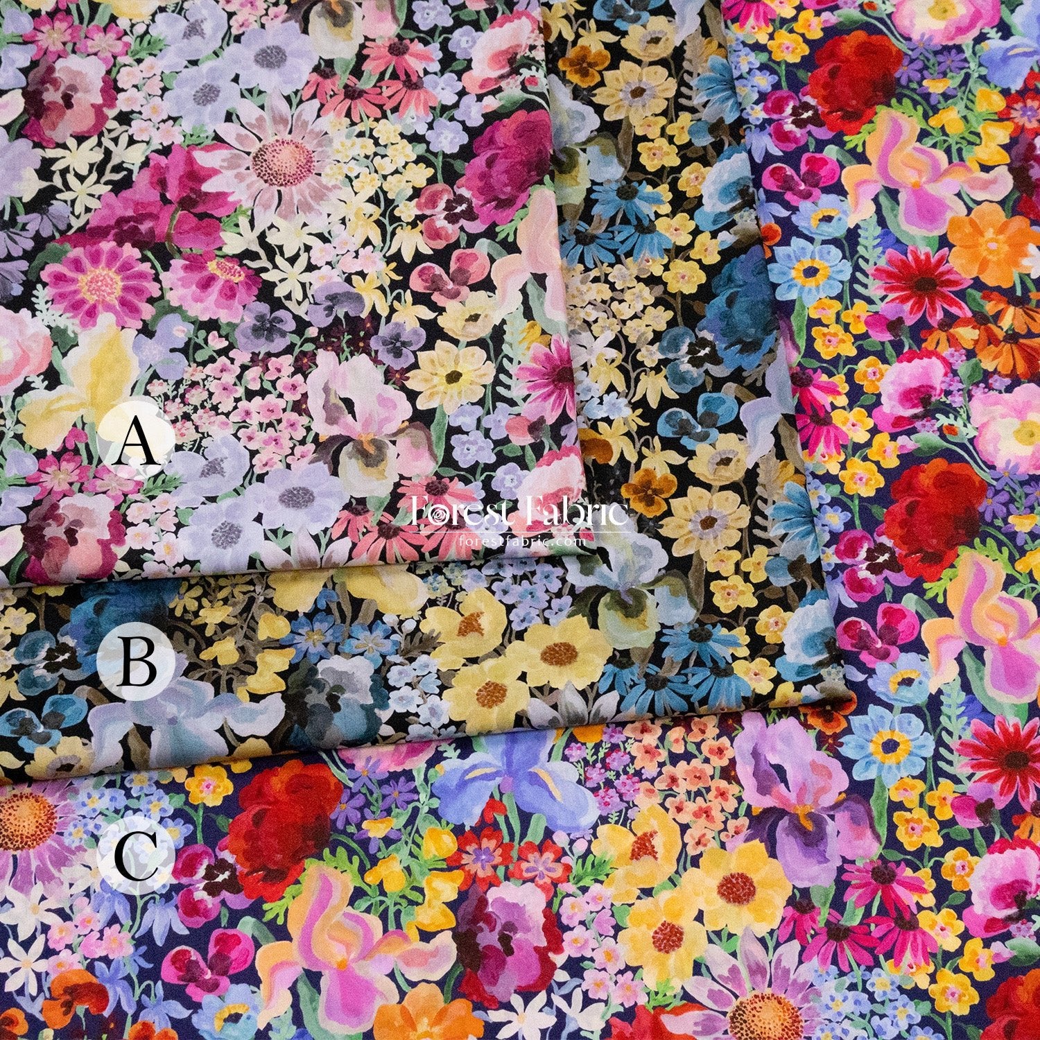 Liberty of London (Cotton Tana Lawn Fabric) - Morris Meadow - FO:REST Fabric 布恩堂Liberty fabrictana lawnjapanese fabricykk zipper