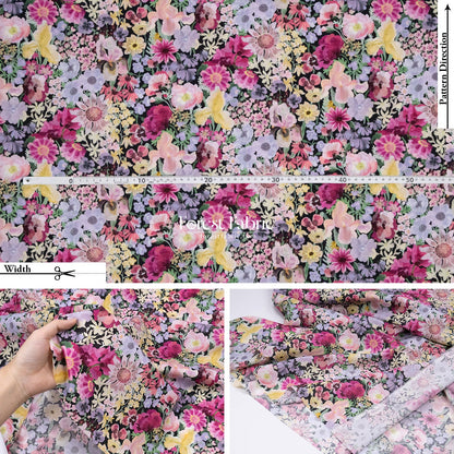Liberty of London (Cotton Tana Lawn Fabric) - Morris Meadow - FO:REST Fabric 布恩堂Liberty fabrictana lawnjapanese fabricykk zipper