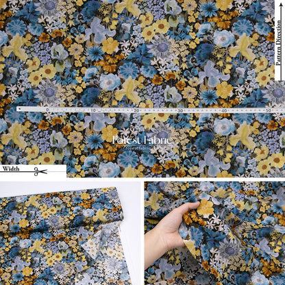 Liberty of London (Cotton Tana Lawn Fabric) - Morris Meadow - FO:REST Fabric 布恩堂Liberty fabrictana lawnjapanese fabricykk zipper