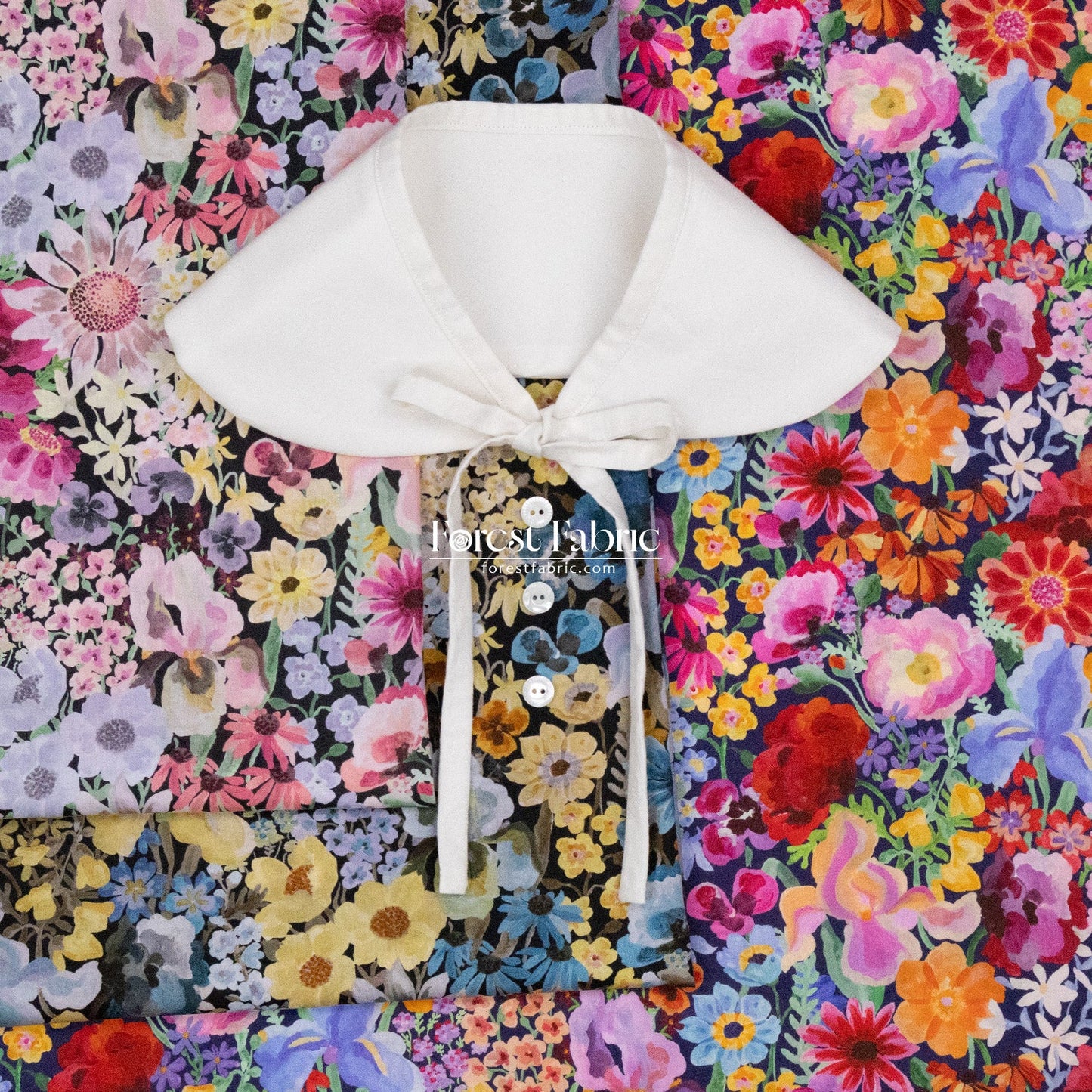 Liberty of London (Cotton Tana Lawn Fabric) - Morris Meadow - FO:REST Fabric 布恩堂Liberty fabrictana lawnjapanese fabricykk zipper