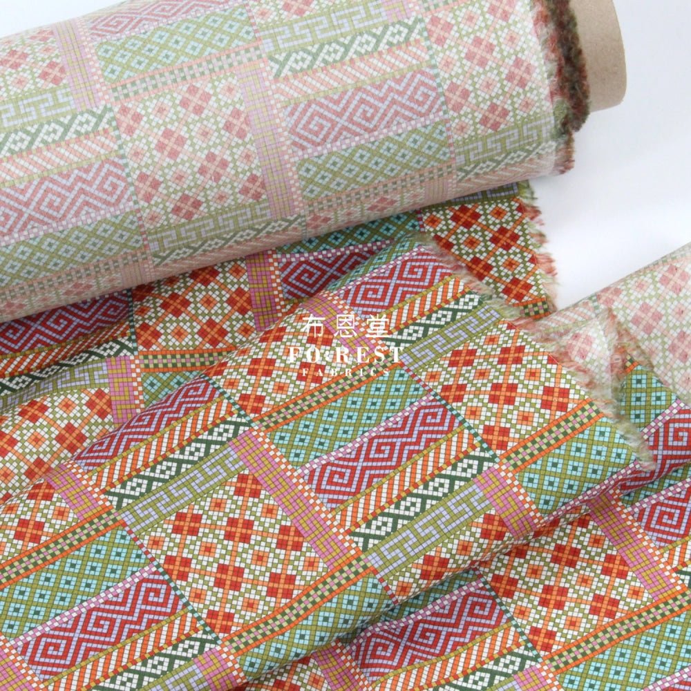 Liberty of London (Cotton Tana Lawn Fabric) - Mosaics - FO:REST Fabric 布恩堂Liberty fabrictana lawnjapanese fabricykk zipper
