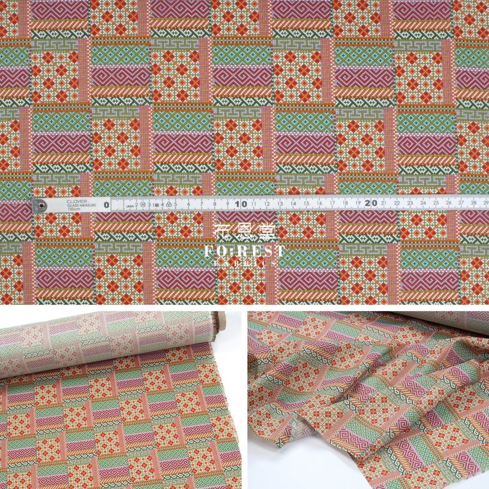 Liberty of London (Cotton Tana Lawn Fabric) - Mosaics - FO:REST Fabric 布恩堂Liberty fabrictana lawnjapanese fabricykk zipper