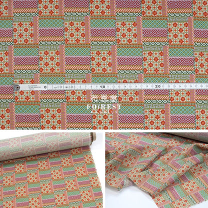 Liberty of London (Cotton Tana Lawn Fabric) - Mosaics - FO:REST Fabric 布恩堂Liberty fabrictana lawnjapanese fabricykk zipper