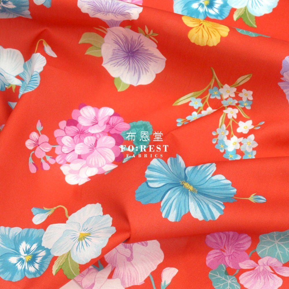 Liberty of London (Cotton Tana Lawn Fabric) - MRS GARDENER - FO:REST Fabric 布恩堂Liberty fabrictana lawnjapanese fabricykk zipper