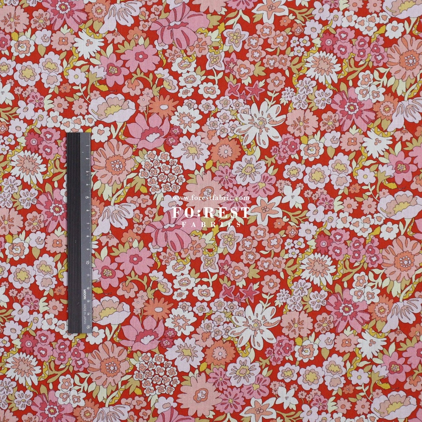 Liberty of London (Cotton Tana Lawn Fabric) - Mystery Meadow A - FO:REST Fabric 布恩堂Liberty fabrictana lawnjapanese fabricykk zipper