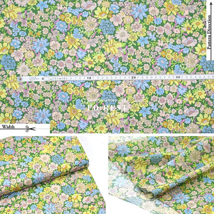 Liberty of London (Cotton Tana Lawn Fabric) - Mystery Meadow C - FO:REST Fabric 布恩堂Liberty fabrictana lawnjapanese fabricykk zipper