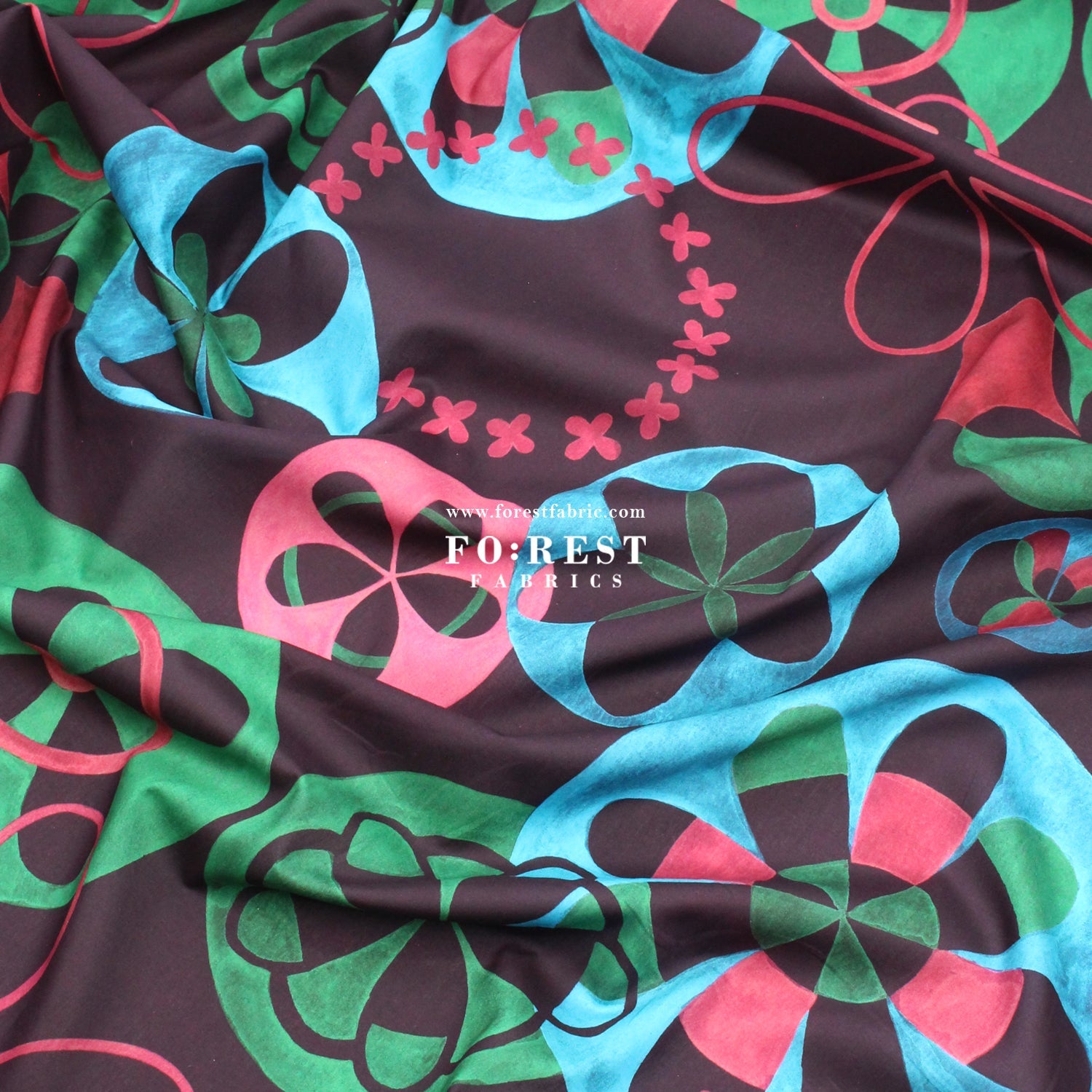 Liberty of London (Cotton Tana Lawn Fabric) - Natures Symmetry C - FO:REST Fabric 布恩堂Liberty fabrictana lawnjapanese fabricykk zipper