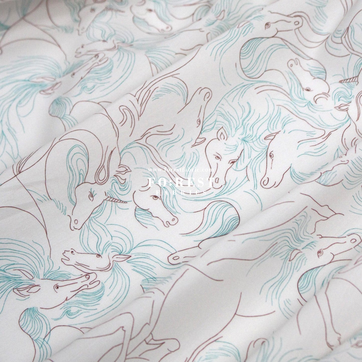 Liberty of London (Cotton Tana Lawn Fabric) - NAZ Horse - FO:REST Fabric 布恩堂Liberty fabrictana lawnjapanese fabricykk zipper