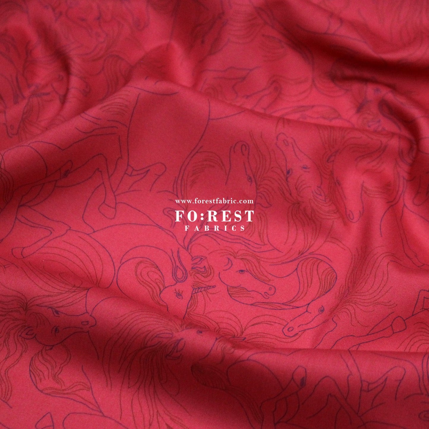 Liberty of London (Cotton Tana Lawn Fabric) - NAZ Horse - FO:REST Fabric 布恩堂Liberty fabrictana lawnjapanese fabricykk zipper