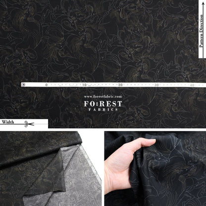 Liberty of London (Cotton Tana Lawn Fabric) - NAZ Horse - FO:REST Fabric 布恩堂Liberty fabrictana lawnjapanese fabricykk zipper