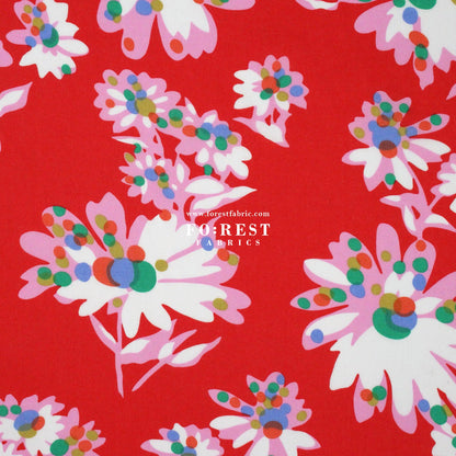 Liberty of London (Cotton Tana Lawn Fabric) - Optic Floral - FO:REST Fabric 布恩堂Liberty fabrictana lawnjapanese fabricykk zipper