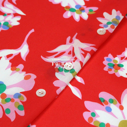 Liberty of London (Cotton Tana Lawn Fabric) - Optic Floral - FO:REST Fabric 布恩堂Liberty fabrictana lawnjapanese fabricykk zipper