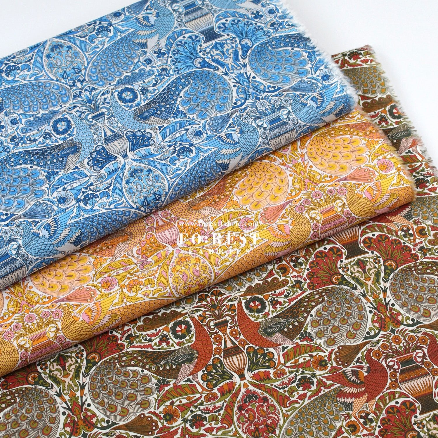 Liberty of London (Cotton Tana Lawn Fabric) - Oscar's Palace - FO:REST Fabric 布恩堂Liberty fabrictana lawnjapanese fabricykk zipper
