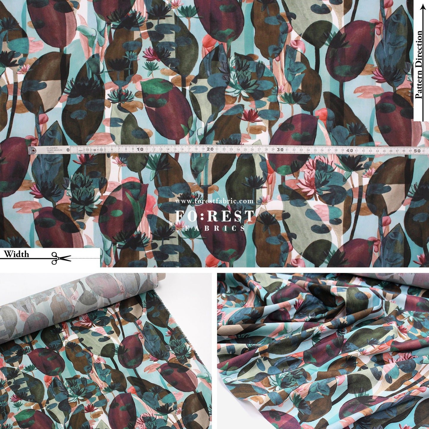 Liberty of London (Cotton Tana Lawn Fabric) - Other Worldly A - FO:REST Fabric 布恩堂Liberty fabrictana lawnjapanese fabricykk zipper