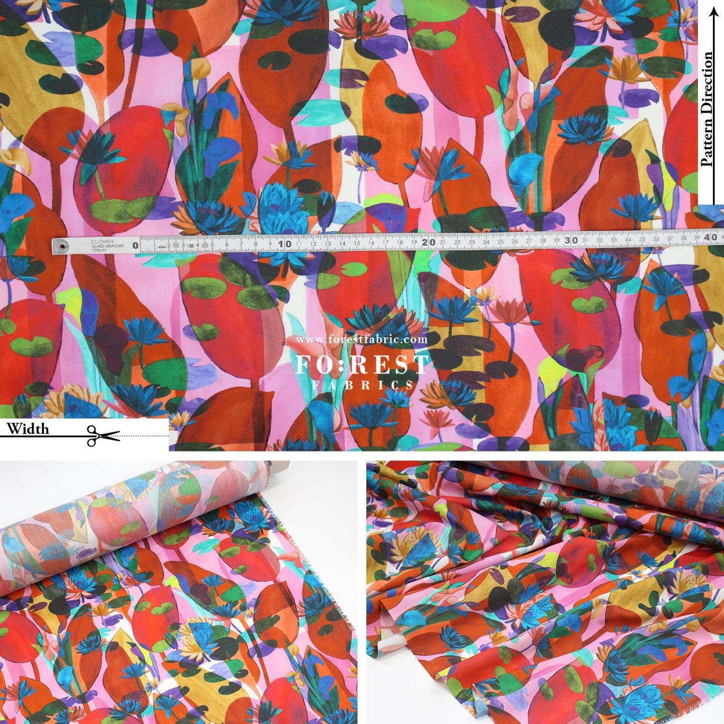 Liberty of London (Cotton Tana Lawn Fabric) - Other Worldly B - FO:REST Fabric 布恩堂Liberty fabrictana lawnjapanese fabricykk zipper