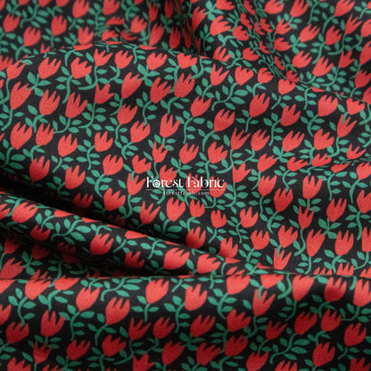 Liberty of London (Cotton Tana Lawn Fabric) - Paper Tulips - FO:REST Fabric 布恩堂Liberty fabrictana lawnjapanese fabricykk zipper