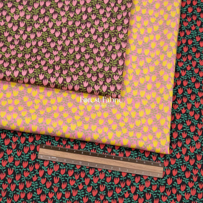 Liberty of London (Cotton Tana Lawn Fabric) - Paper Tulips - FO:REST Fabric 布恩堂Liberty fabrictana lawnjapanese fabricykk zipper