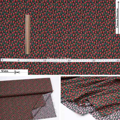 Liberty of London (Cotton Tana Lawn Fabric) - Paper Tulips - FO:REST Fabric 布恩堂Liberty fabrictana lawnjapanese fabricykk zipper
