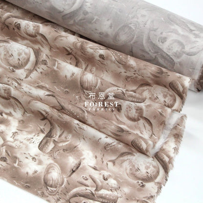 Liberty of London (Cotton Tana Lawn Fabric) - PARADISE LANDS Xander - FO:REST Fabric 布恩堂Liberty fabrictana lawnjapanese fabricykk zipper
