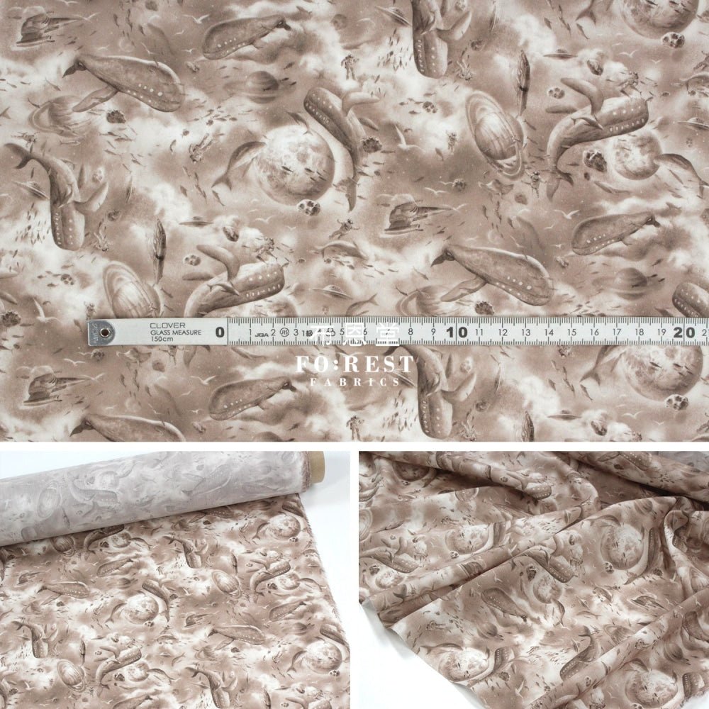 Liberty of London (Cotton Tana Lawn Fabric) - PARADISE LANDS Xander - FO:REST Fabric 布恩堂Liberty fabrictana lawnjapanese fabricykk zipper