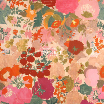 Liberty of London (Cotton Tana Lawn Fabric) - Parchment Shadow A - FO:REST Fabric 布恩堂Liberty fabrictana lawnjapanese fabricykk zipper
