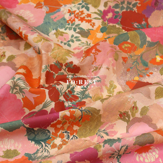 Liberty of London (Cotton Tana Lawn Fabric) - Parchment Shadow A - FO:REST Fabric 布恩堂Liberty fabrictana lawnjapanese fabricykk zipper