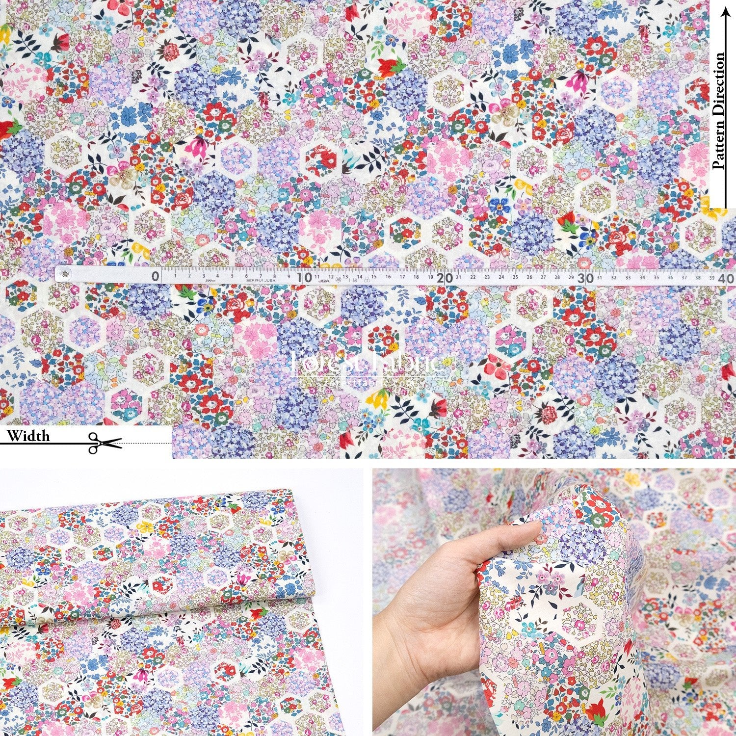 Liberty of London (Cotton Tana Lawn Fabric) - Patchwork Stoeies - FO:REST Fabric 布恩堂Liberty fabrictana lawnjapanese fabricykk zipper