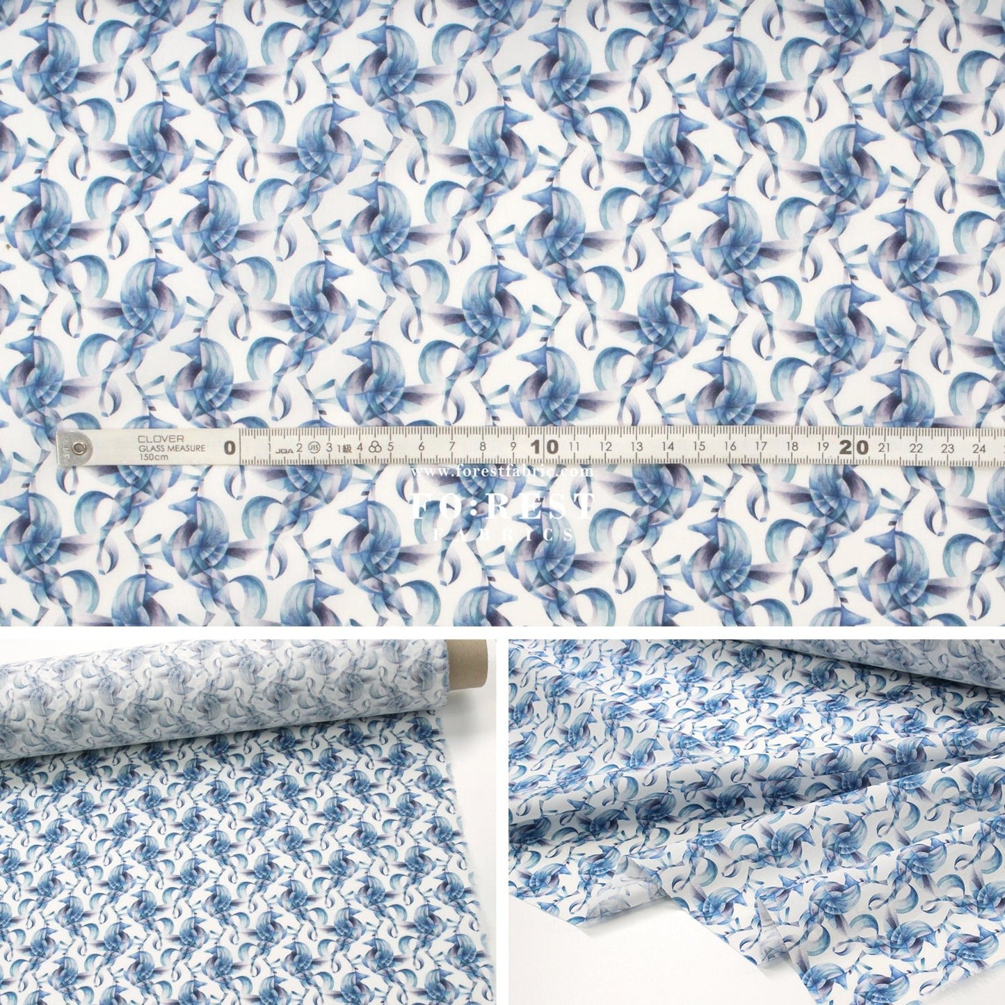 Liberty of London (Cotton Tana Lawn Fabric) - Pegasus - FO:REST Fabric 布恩堂Liberty fabrictana lawnjapanese fabricykk zipper