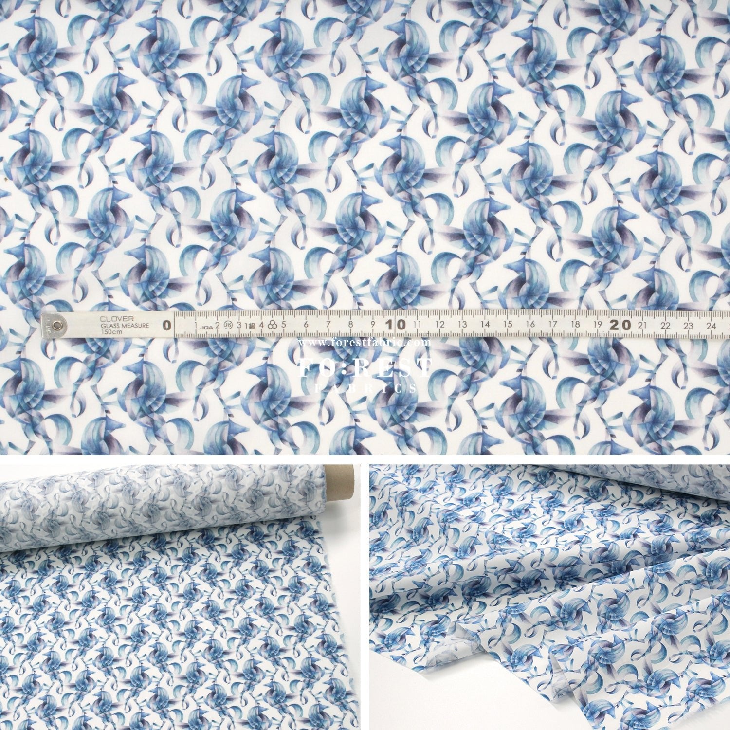 Liberty of London (Cotton Tana Lawn Fabric) - Pegasus - FO:REST Fabric 布恩堂Liberty fabrictana lawnjapanese fabricykk zipper