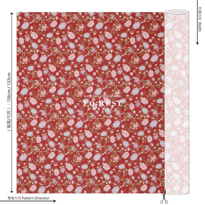 Liberty of London (Cotton Tana Lawn Fabric) - Peony Perfect C - FO:REST Fabric 布恩堂Liberty fabrictana lawnjapanese fabricykk zipper