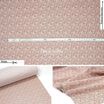 Liberty of London (Cotton Tana Lawn Fabric) - Pepper V - FO:REST Fabric 布恩堂Liberty fabrictana lawnjapanese fabricykk zipper