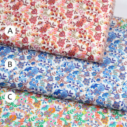 Liberty of London (Cotton Tana Lawn Fabric) - Phoebe Amelia - FO:REST Fabric 布恩堂Liberty fabrictana lawnjapanese fabricykk zipper