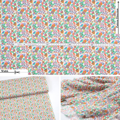 Liberty of London (Cotton Tana Lawn Fabric) - Phoebe Amelia - FO:REST Fabric 布恩堂Liberty fabrictana lawnjapanese fabricykk zipper