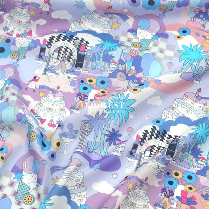 Liberty of London (Cotton Tana Lawn Fabric) - POP Delight - FO:REST Fabric 布恩堂Liberty fabrictana lawnjapanese fabricykk zipper