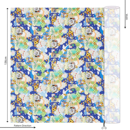 Liberty of London (Cotton Tana Lawn Fabric) - POP Delight - FO:REST Fabric 布恩堂Liberty fabrictana lawnjapanese fabricykk zipper