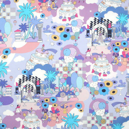 Liberty of London (Cotton Tana Lawn Fabric) - POP Delight - FO:REST Fabric 布恩堂Liberty fabrictana lawnjapanese fabricykk zipper