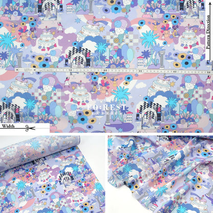 Liberty of London (Cotton Tana Lawn Fabric) - POP Delight - FO:REST Fabric 布恩堂Liberty fabrictana lawnjapanese fabricykk zipper