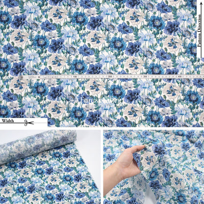 Liberty of London (Cotton Tana Lawn Fabric) - Poppy Amelie - FO:REST Fabric 布恩堂Liberty fabrictana lawnjapanese fabricykk zipper