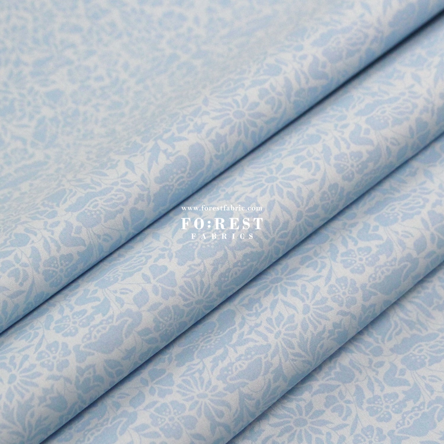 Liberty of London (Cotton Tana Lawn Fabric) - Poppy Day sky - FO:REST Fabric 布恩堂Liberty fabrictana lawnjapanese fabricykk zipper