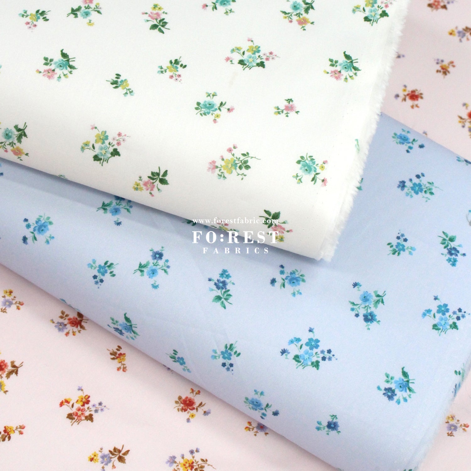 Liberty of London (Cotton Tana Lawn Fabric) - Posy Corsage B - FO:REST Fabric 布恩堂Liberty fabrictana lawnjapanese fabricykk zipper