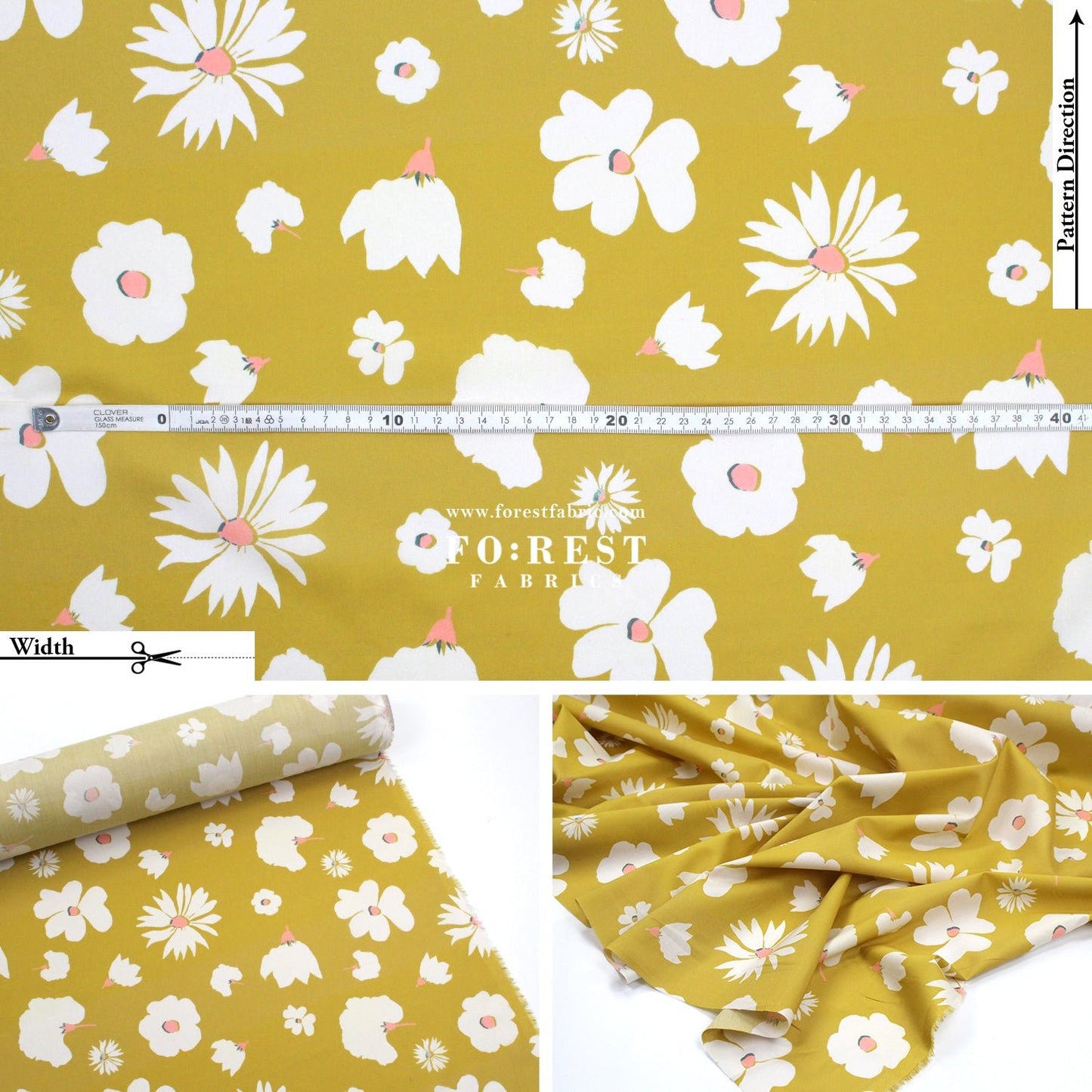 Liberty of London (Cotton Tana Lawn Fabric) - Print Impression C - FO:REST Fabric 布恩堂Liberty fabrictana lawnjapanese fabricykk zipper