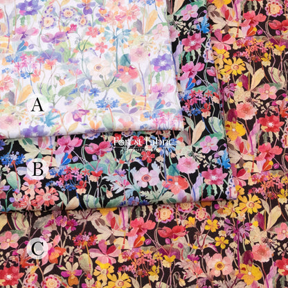 Liberty of London (Cotton Tana Lawn Fabric) - Proposal Meadow - FO:REST Fabric 布恩堂Liberty fabrictana lawnjapanese fabricykk zipper