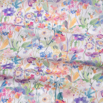 Liberty of London (Cotton Tana Lawn Fabric) - Proposal Meadow - FO:REST Fabric 布恩堂Liberty fabrictana lawnjapanese fabricykk zipper