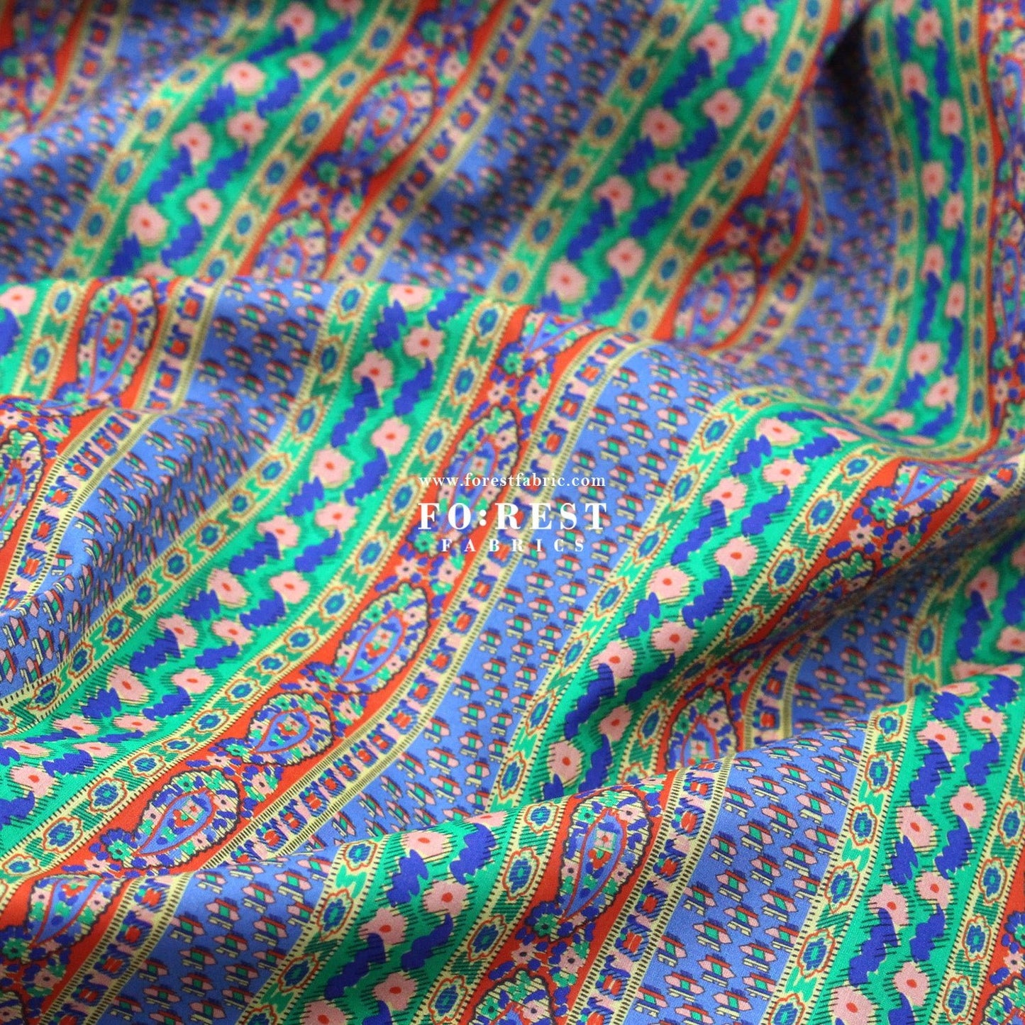 Liberty of London (Cotton Tana Lawn Fabric) - Prospect Stripe - FO:REST Fabric 布恩堂Liberty fabrictana lawnjapanese fabricykk zipper