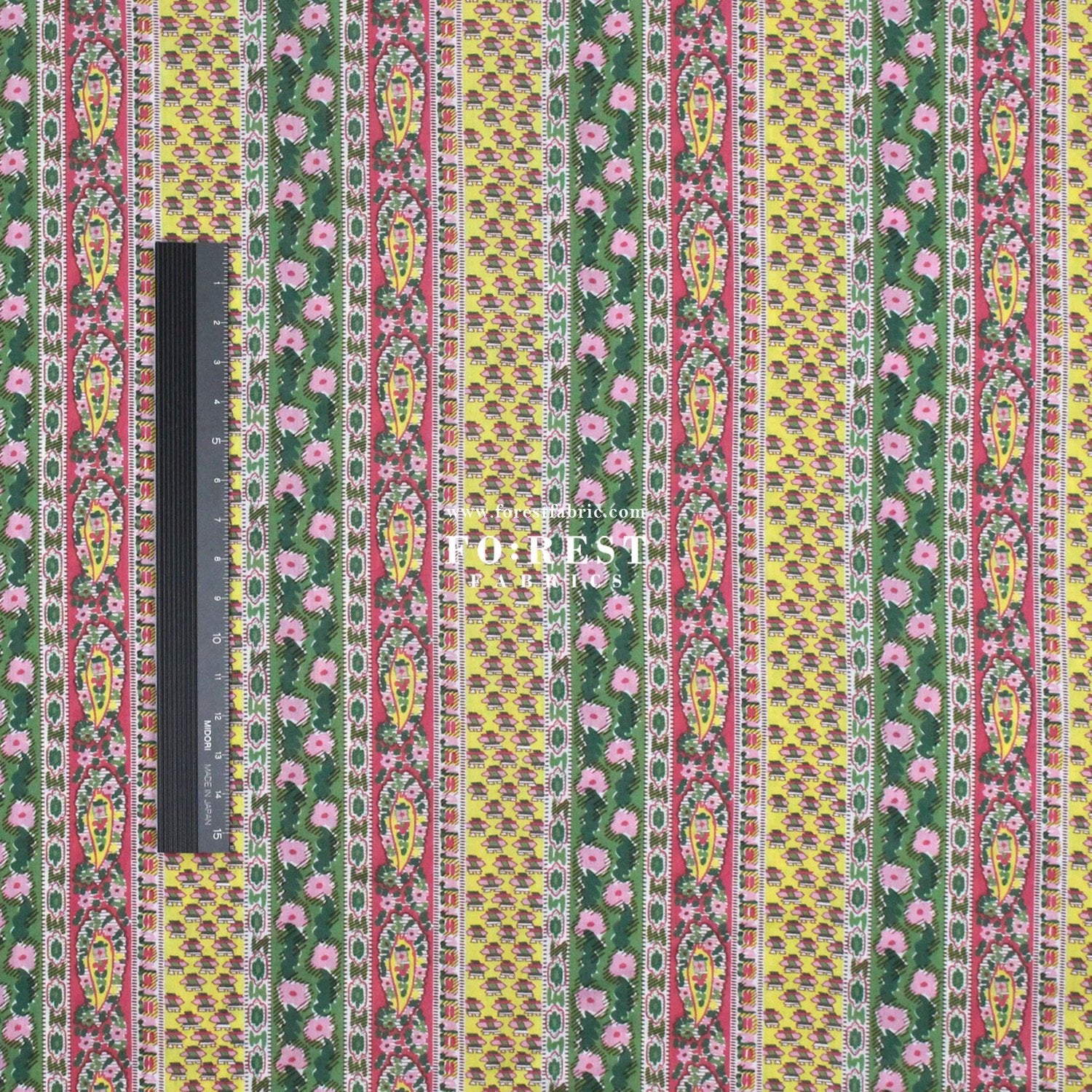 Liberty of London (Cotton Tana Lawn Fabric) - Prospect Stripe - FO:REST Fabric 布恩堂Liberty fabrictana lawnjapanese fabricykk zipper
