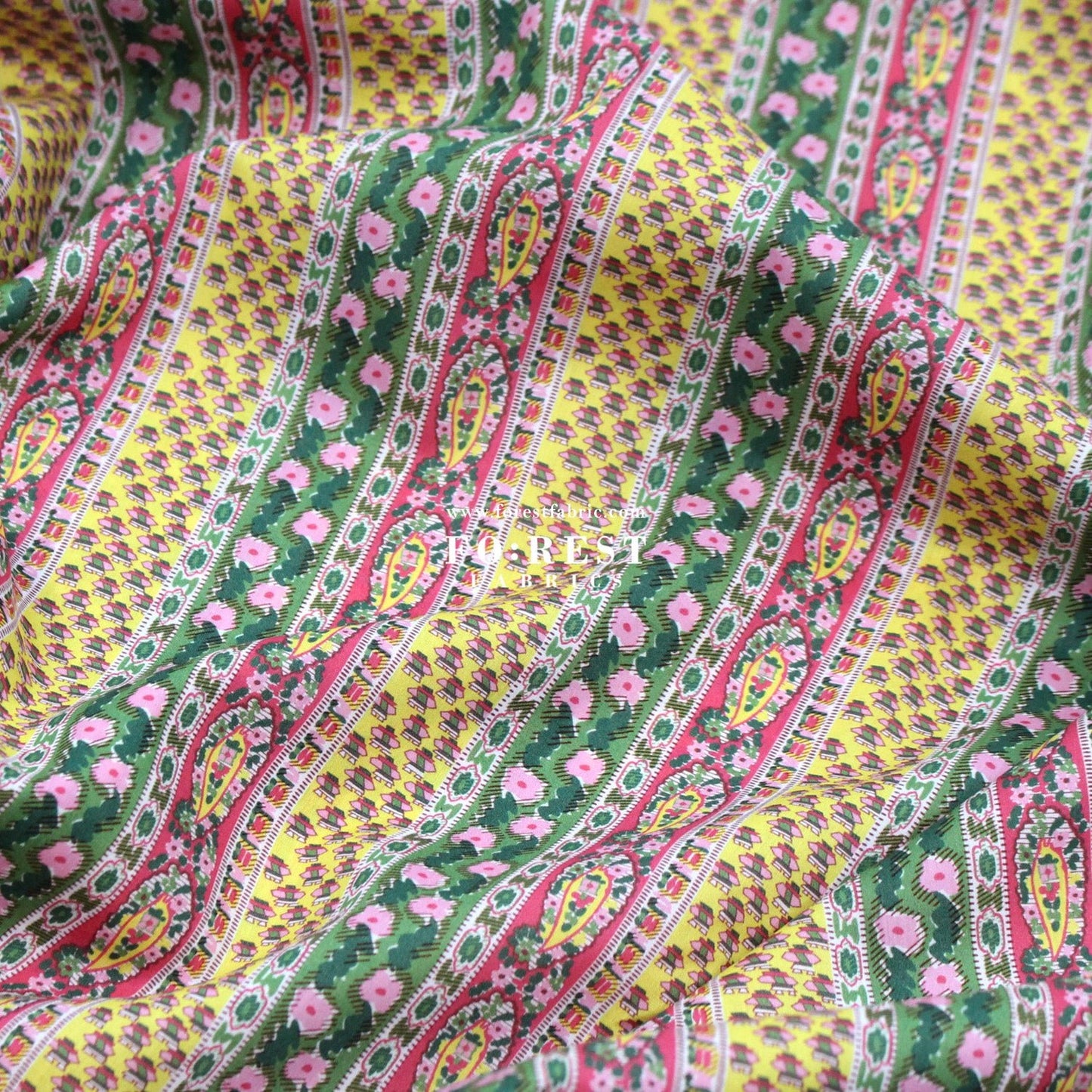 Liberty of London (Cotton Tana Lawn Fabric) - Prospect Stripe - FO:REST Fabric 布恩堂Liberty fabrictana lawnjapanese fabricykk zipper