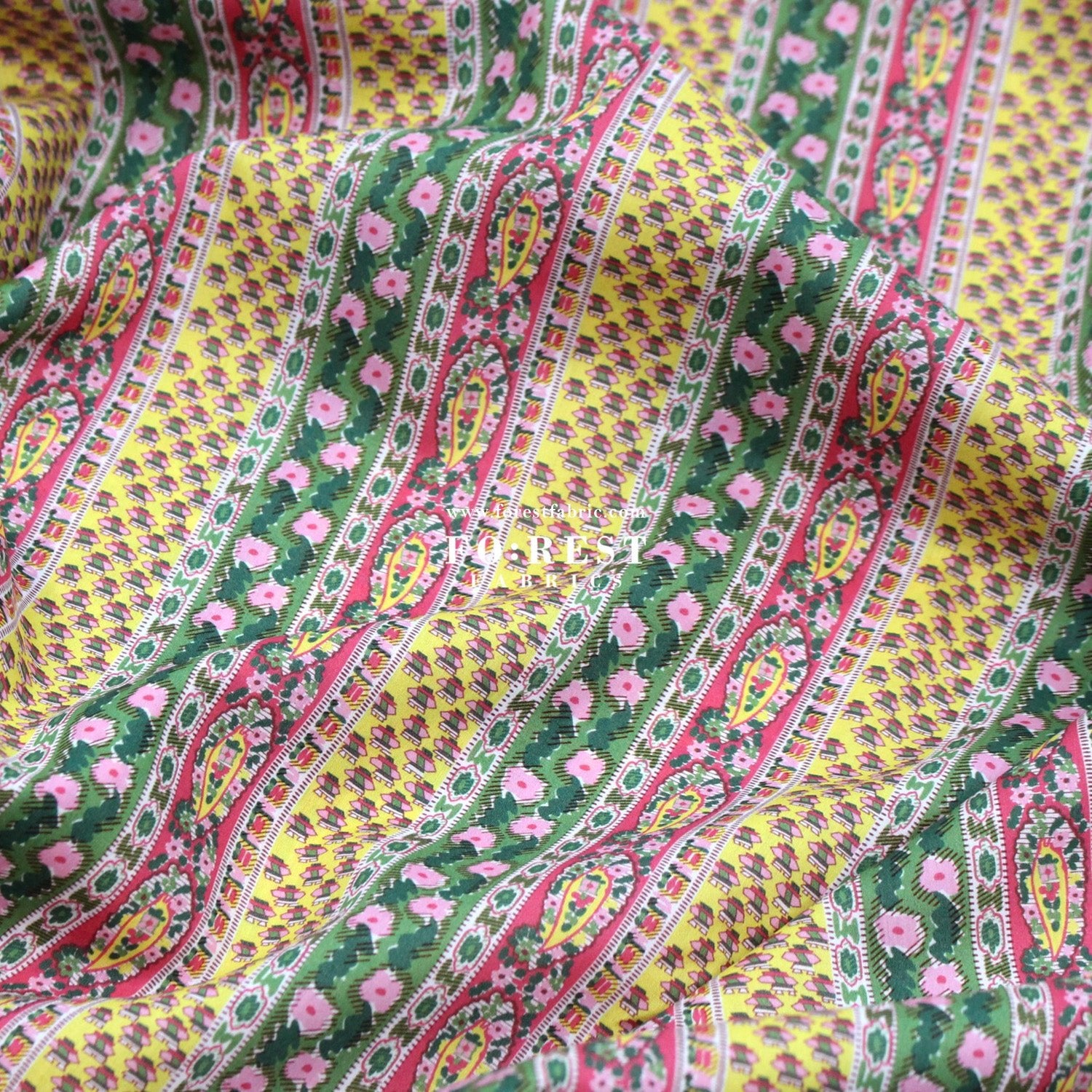 Liberty of London (Cotton Tana Lawn Fabric) - Prospect Stripe - FO:REST Fabric 布恩堂Liberty fabrictana lawnjapanese fabricykk zipper